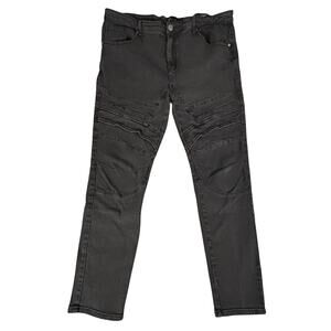Waimea‎ Skinny Fit Jeans Mens Size 40 Black Stretch Denim Pants
